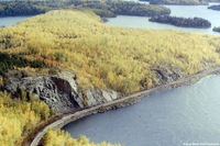1985 Rock Cut On The Flin Flon Line 