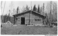 Log Cabin possibly on the Island Falls Route (not confirmed)