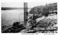 Island Falls Concrete Plant 1929