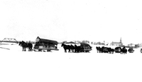 Winter Freight Leaving The Pas For Flin Flon 1927