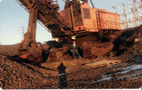 HBM&S Marion Shovel at the Flux Pit,