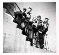 Kids on the stairs...