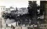 Unemployed Workers at The Pas - 1931