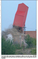 South Main Shaft Imploded 2009