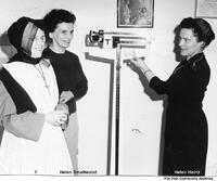 L-R Sister ??, Helen Smallwood, Helen Heinz