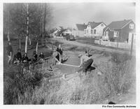  Sidewalk Construction 1957