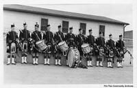 HBM&S Pipe Band 1943 PostcardHBM&S Pipe Band 1943 Postcard