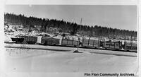 Lynn Tractor Train Leaving for Island Falls C 1929