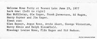 1977 '27 Club at Beaver Lake