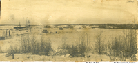 Early Flin Flon Camp taken fxrom Killarney Island