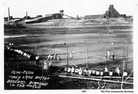Lake Bottom Ball Diamond 1931 Postcard