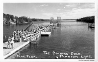  Phantom Lake Docks 1942 (Postcard)