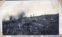 Bush Fire at Flin Flon Territory - No Date (Likely 1928)