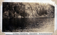 Lake Athapap - 70 Foot Rock Face