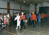 Parade into the ball