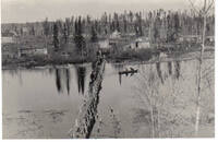 Foot Bridge to Ross Lake Island C 1931 