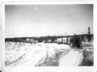  Freighting 1948-49 On top of ridge over Deep Bay