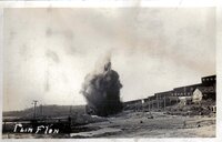 Open pit blast 1930s