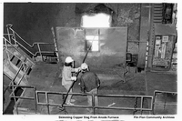 Skimming Copper Slag From Anode Furnace