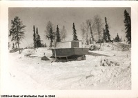 Boat at Wollaston Post in 1948