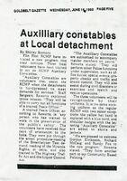 Auxillary Constables