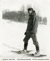  Art Horne On Ross Lake Xmas 1928