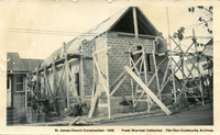  New St James Church Construction Oct 1948