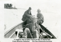  T Huggins, Paul Arthur Horne To Island Falls