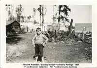 Keneth Anderson Sunday School Cranberry Portage June 1928.