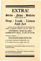 Strike News Bulletin June 29 1934 