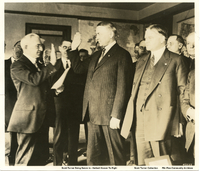  Scott Turner Swearing In Herbert Hoover To Right