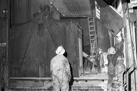 Changing The Cage At South Main Shaft