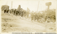 Prisoners Being Escorted To Train For The Pas July 6, 1934 