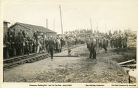  Prisoners Waiting For Train To The Pas July 6, 1934 