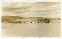  Ross Lake Bridge 1936 Bea Halliday (Postcard)