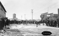 Dog Races Flin Flon C 1933 (Postcard) 