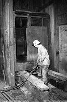 Changing The Cage At South Main Shaft 