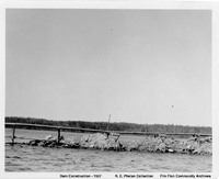 Dam Construction 1927 