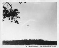 Flight over Flin Flon Lake