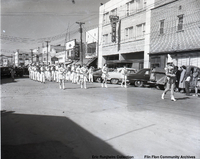 Band and Majorettes on Main Street