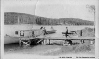 boats and barge