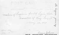  Legion May 1937 (Postcard) 