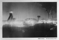 HBM&S at night Postcard