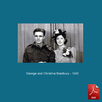 George and Christina Bradbury - 1943