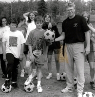 Soccer team. John Belfry - coach