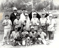 Ball team. Coaches Caludette and Wayne Pachal