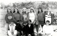 Girls team. Paula Crone, Tania Mikkelson in team.