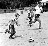 Soccer game at Phantom Lake