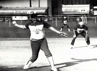 Fast Eddies ball team pitcher