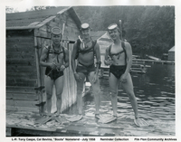  L-R Tony Caspo, Cal Bevins, _Boots_ Nomeland July 58
